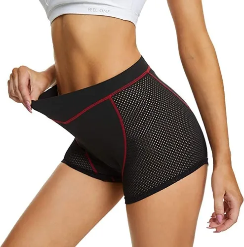 Vista 2 de FEIXIANG Women's Cycling Underwear for Women Negro
