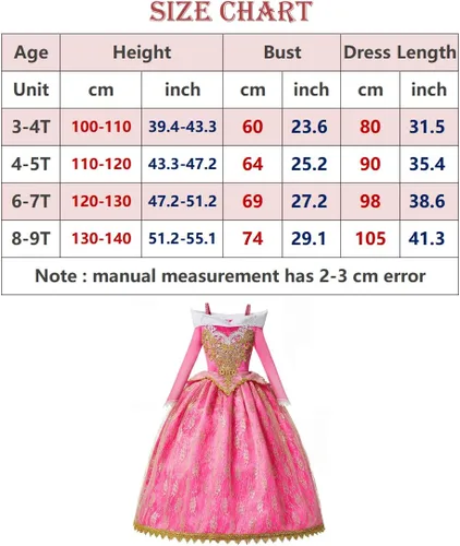 Vista 6 de Disfraz de princesa para niñas, cumpleaños, juego de rol, vestido de baile, vestido de fiesta de disfraces de Halloween