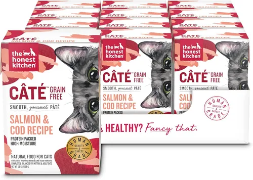 Vista 9 de The Honest Kitchen Human Grade Câté - Alimento húmedo de paté de pollo sin granos, 5.5 onzas (paquete de 12)