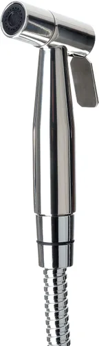 Vista 2 de Brondell CSL-40 CleanSpa rociador Shattaf para bidet manual de lujo, plata.