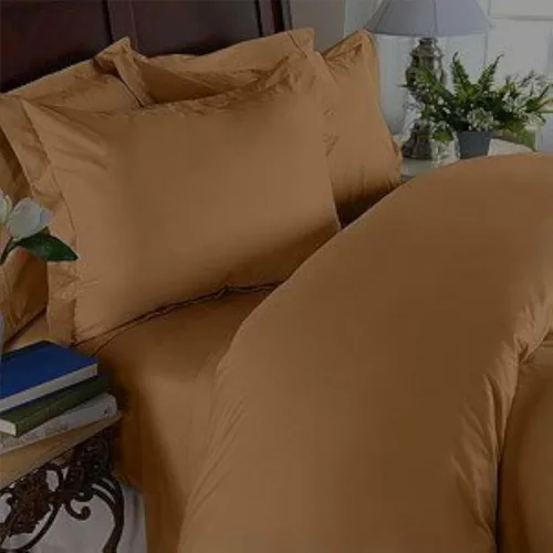 Vista 3 de Juego de ropa de cama de 4 piezas Elegant Comfort ®, suave como la seda, de lujo, de 1,500 hilos, no se arruga, con bolsillo profundo de hasta 16