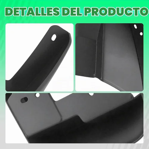 Vista 8 de YHTAUTO Juego de 4 guardabarros y protectores contra salpicaduras, accesorios de repuesto para Honda Civic 1996-2000 Coupé Sedán, no apto