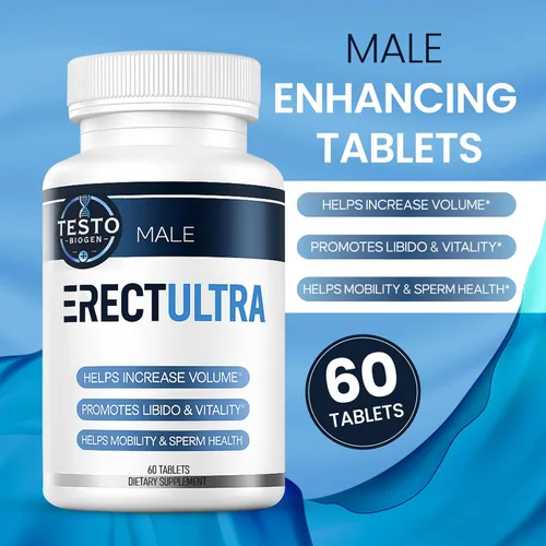 Vista 4 de Suplemento de mejora masculina – Píldoras de rendimiento de acción rápida para hombres para el flujo sanguíneo – Tamaño y resistencia – Potenciador