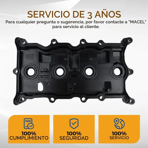 Vista 7 de PAROD 13264JA00A 13270-JA00A Engine Valve Cover w/Gasket L4 2.5L