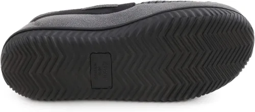 Vista 3 de Zizor Mocasines de microgamuza para hombre con espuma viscoelástica cómoda, zapatos de casa con espalda cerrada, suela de goma duradera