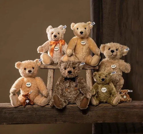 Vista 4 de Steiff Oso de peluche clásico de 1920, 14 pulgadas, para coleccionistas adultos