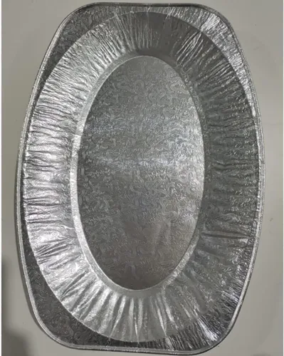 Vista 9 de CALLARON Bandeja de papel de aluminio 20pcs Bandeja de comida desechable Placa de papel de aluminio Placa de papel de aluminio Contenedor