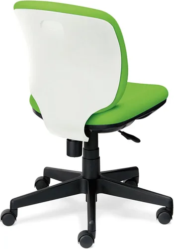 Vista 23 de Plus Silla de oficina Presea respaldo bajo Shell blanco sin codos rosa KC-K56SL PK 697835