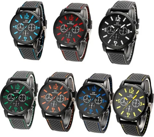Vista 2 de ryanwayland Hombres de moda deporte Relojes Marca de lujo militar ejército de cuarzo muñeca Watch Azul