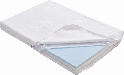 Vista 21 de Colchón de moisés de 30 x 15 pulgadas para Dream On Me Lacy: colchón de espuma viscoelástica de gel de doble cara de 2 pulgadas de grosor, apto