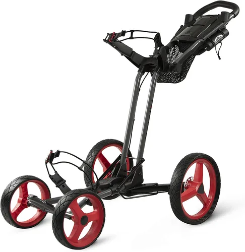 Vista 6 de Sun Mountain Pathfinder Px4 Golf Push Cart Azul (Big Sky Blue)