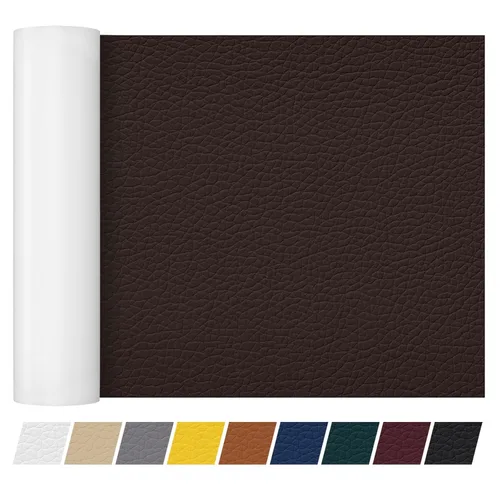 Vista 15 de Cinta de parche de reparación de cuero de 4 x 60 pulgadas, cinta autoadhesiva fuerte para muebles, sofás, sillones, asientos de automóvil, armarios