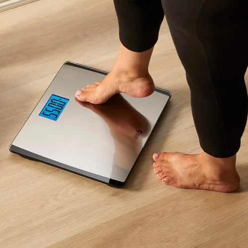 Vista 6 de EatSmart Products: báscula digital amplia para el baño con capacidad para 550 lbs.