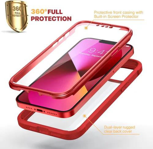 Vista 40 de DIACLARA - Funda transparente compatible con iPhone XR 6.1 pulgadas 2018