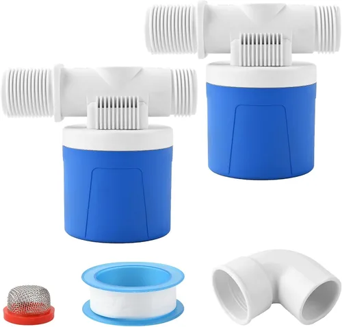 Vista 9 de Válvula de flotador de pulso de agua de entrada superior Aquapulse de 1/2 pulgada, sistema automático de control de nivel de agua, mini válvulas
