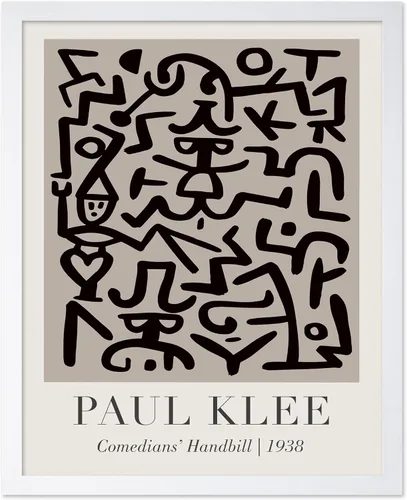 Vista 26 de Poster Master Póster vintage de Paul Klee – Impresión retro de cómicos – Arte de dibujo – Arte abstracto – Regalo para hombres y mujeres – Estilo-09