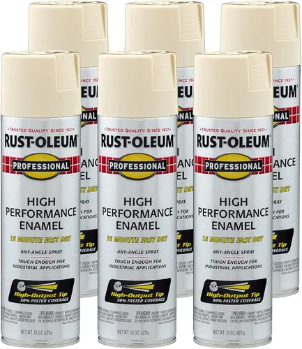 Vista 17 de Rust-Oleum 7515838 Pintura en aerosol de esmalte profesional de alto rendimiento, 14 onzas, aluminio