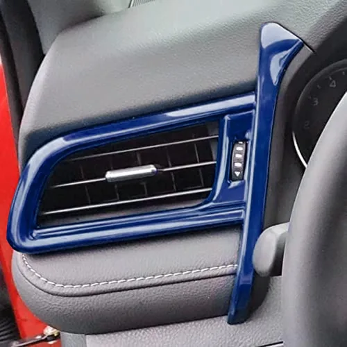 Vista 8 de Xotic Tech - Cubierta de salida de aire para salpicadero de aire, lado izquierdo del conductor, color azul, compatible con Camry 2018-2024