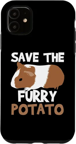 Vista 8 de Save Furry Potato Funny Guinea Pig Lover Mom Women Girls Case for iPhone 12 mini
