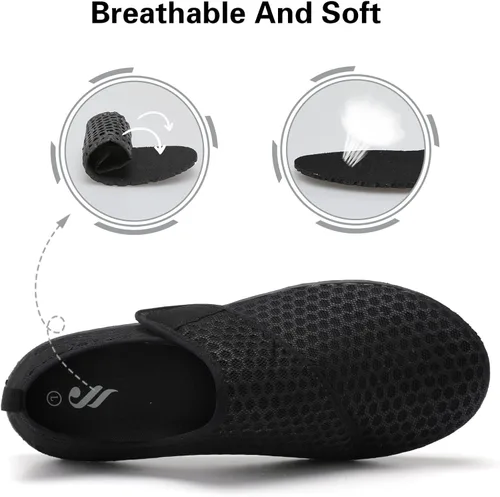 Vista 5 de Lisdwde Zapatos de agua para mujeres y hombres zapatos de agua antideslizantes zapatos de natación deportes de playa zapatos de calcetín de secado