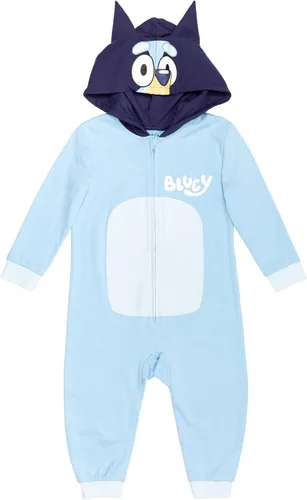 Vista 3 de Bluey Bingo - Overol de cosplay con cremallera para niños pequeños a niños grandes Naranja