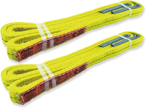 Vista 13 de Correas de elevación de 2 capas 1" x 4 pies de eslinga trenzada para protección de árboles 1 paquete de correa de tela resistente para aparejo