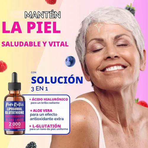 Vista 2 de Suplemento líquido de glutatión liposomal con vitamina C
