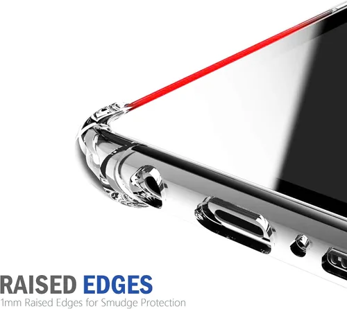 Vista 4 de CasesOnDeck - Funda compatible con Samsung Galaxy S10+ S10 Plus 6.4 pulgadas] S10+ Funda delgada, transparente y flexible de poliuretano