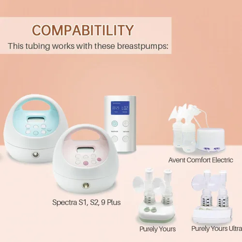 Vista 2 de Tubo de repuesto para Spectra S2 Spectra S1 9 Plus, tubos de repuesto sin BPA, manguera de Avent/Ameda fabricada por PumpMom