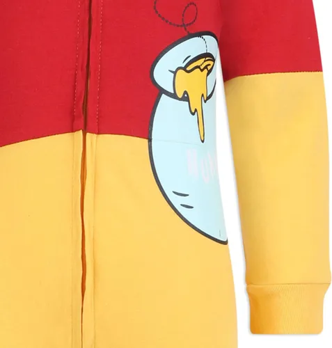 Vista 7 de Disney Winnie The Pooh and Tiger - Enterizo con capucha y cremallera para niños pequeños