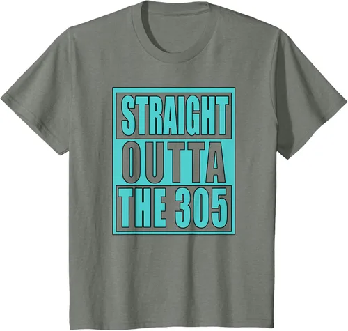 Vista 33 de Miami Straight Outta The 305 Funny South Florida Fan - Camiseta