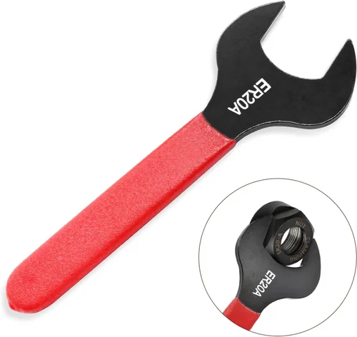 Vista 4 de Hordion 1 llave de portabrocas para torno ER20A tuerca de sujeción, llave inglesa de 1.181 in