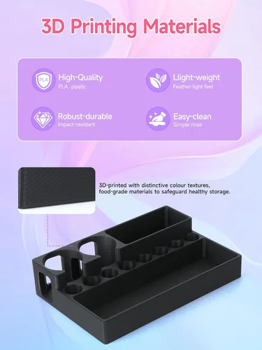 Vista 4 de YOUSHARES Estuche para viales de péptido, organizador de viales de insulina de 0.1 fl oz y 1.0 fl oz, suministros para diabetes, soporte para nevera