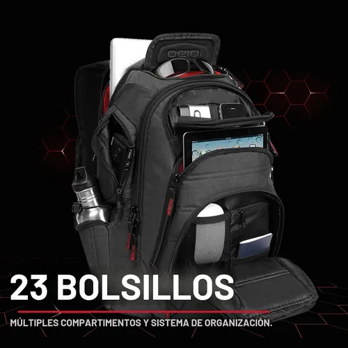 Vista 7 de Mochila Renegade para computadoras portátiles/tabletas de Ogio con RSS