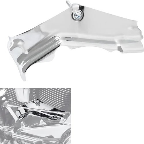 Vista 9 de TCMT Cubierta de base de cilindro de motor de precisión negra para Harley Touring 2007-2016