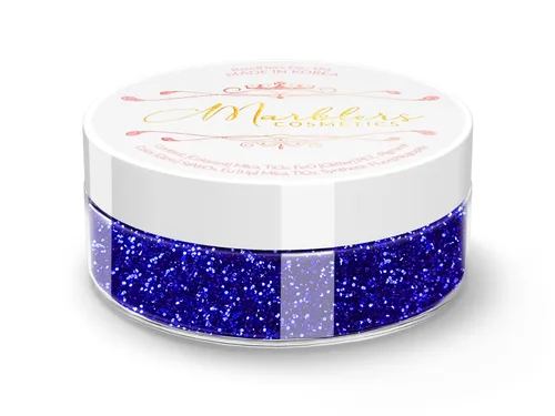 Vista 44 de MARBLERS Polvo de mica natural grueso [perla azul acero] 0.11 onzas (0.11 oz) altamente pigmentado no tóxico, vegano, libre de crueldad animal