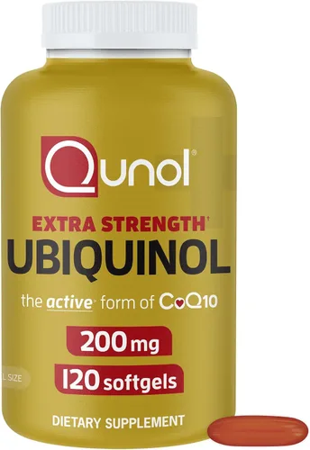 Vista 13 de Qunol Ubiquinol CoQ10 cápsulas blandas de 200 mg, potente antioxidante para la salud cardíaca y vascular, esencial para la producción de energía