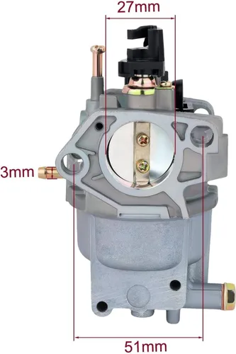 Vista 2 de Carburador GP5500 para 0J58620157 Generac GP5500 GP7500E GP6500 GP6500E GP5000 RS5500 Huayi Ruixing 13HP 14HP 15HP 16HP 188F 190F Generador Carb