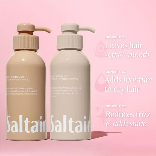 Vista 8 de Saltair - Set de Cuidado Capilar Moisture Bound Champú y Acondicionador 2 Piezas 28 Fl Oz 1 L