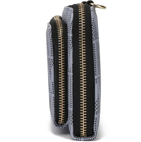 Vista 6 de MKF Collection Bolso cruzado para mujer, diseño de mensajero, cartera de mano