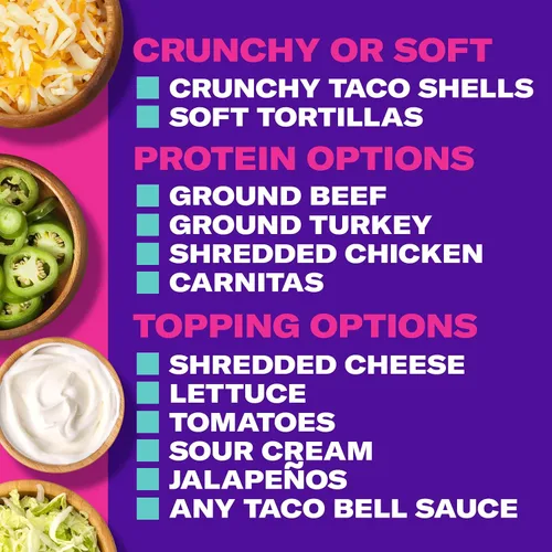 Vista 8 de Taco Bell, Mezcla de condimentos para tacos reducidos en sodio, 1 onza