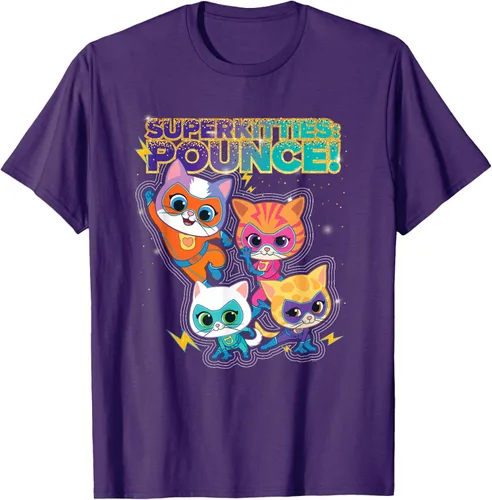 Vista 59 de Disney Junior SuperKitties Pounce! Camiseta de equipo completo, talla S