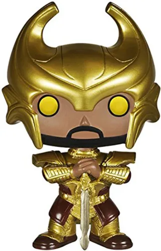 Vista 2 de Funko POP Marvel (Bobble): Figura de acción de Heimdall con casco