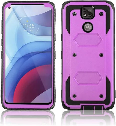 Vista 7 de Asuwish Funda híbrida para Moto G Power 2021, híbrida, a prueba de golpes, dura, a prueba de caídas, protección de cuerpo completo, accesorios