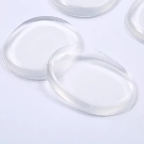 Vista 3 de Amortiguadores de tambor de silicona transparente, silenciadores de tambor, amortiguador de tambor, almohadillas de gel, silicona no tóxica, suave