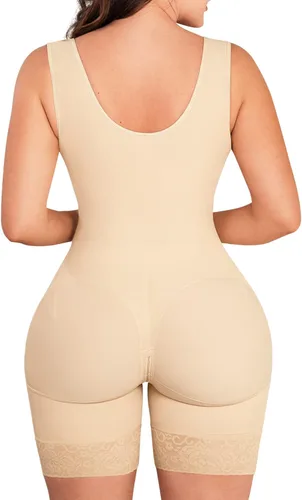 Vista 5 de LadySlim by NuvoFit 206 Fajas moldeadoras para mujer con control de abdomen Fajas colombianas reductoras BBL etapa 2 poscirugía moldeadora corporal