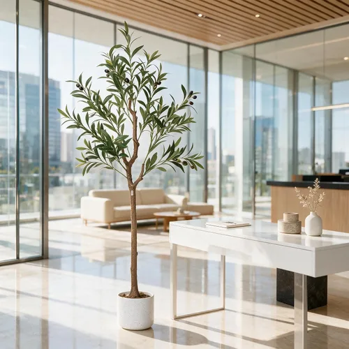 Vista 29 de GarveeHome Árbol de buganvilla artificial de 5 pies, planta de buganvilla de seda sintética con maceta, decoración interior y exterior, planta