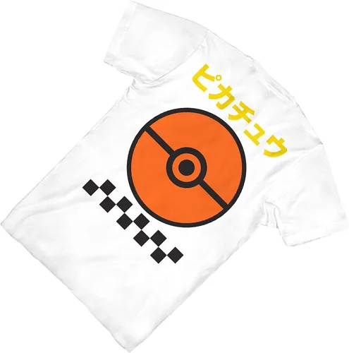 Vista 5 de Pokemon Camiseta de juego Pikachu para hombre, diseño de Gotta Catch Em All