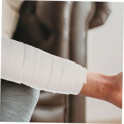 Vista 5 de Calcetines tubulares de algodón elástico para hombre, soporte de cuidado de algodón Stockinette de larga duración para atletas