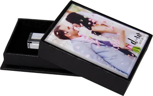 Vista 6 de Neil Enterprises Elite Flash Drive Box con foto de cubierta de 2.875" x 3.875